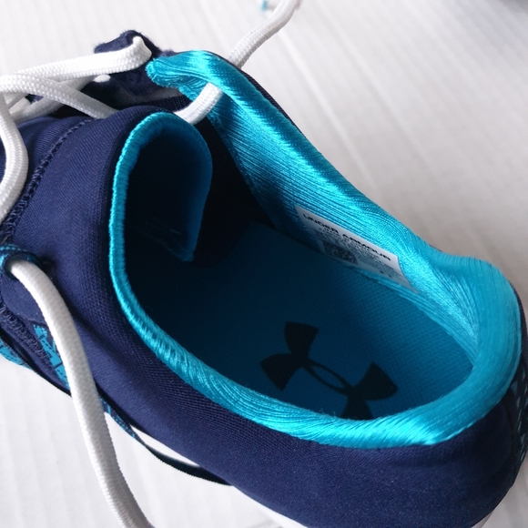 Under Armour Wm's Street Precision  Midnight Navy Low Top Lace-Up Sneakers 8.5 - Picture 15 of 16